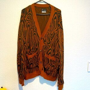 👀 Unique Original Use Baggy Cardigan Sweater 🔥